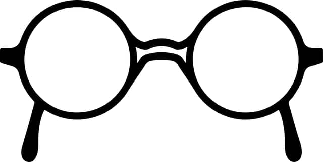 What are Piggy's glasses a symbol of