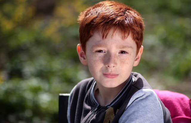 What color is Jack's hair in Lord of the Flies